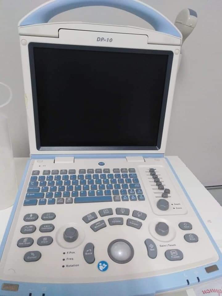 Mindray DP-10 2D ultrasound (sonar) machine at Leanoleletle Clinic